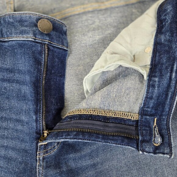 Lane Bryant Size 20 Mid-Rise Skinny Jean Flex Magic Waistband Distressed NWT - Picture 5 of 16